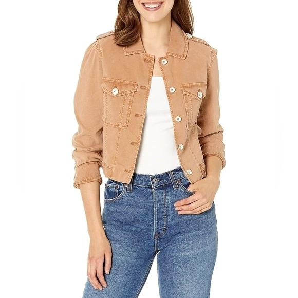 Paige NWT Pacey Crop Denim Jacket - Picture 9 of 13